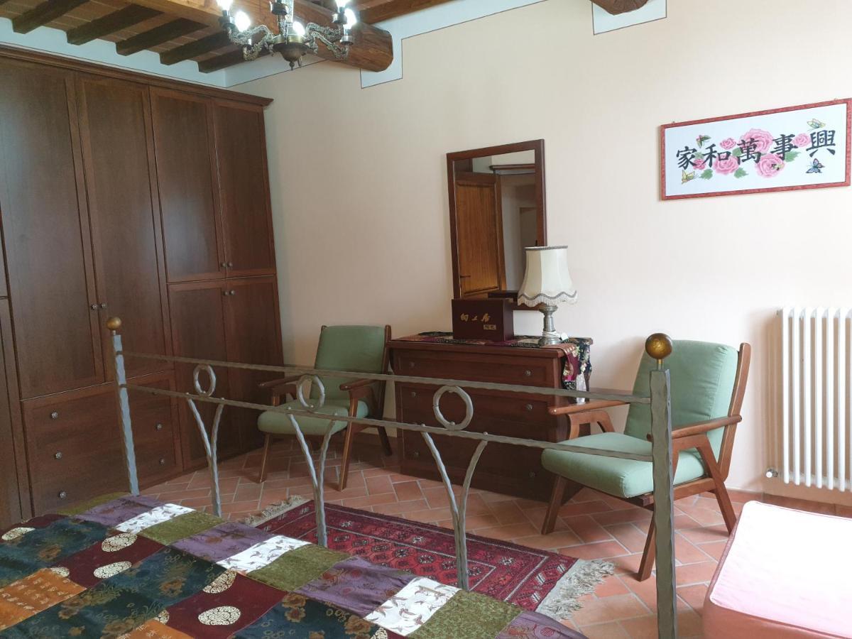 Podere Il Poggio Asciano Exterior foto